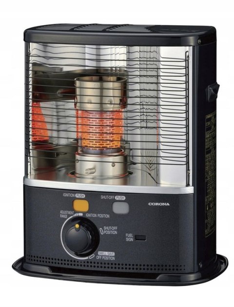 CORONA RX2485 piecyk naftowy knotowy 2.4 kW + nafta TOSAINE 20 litrów