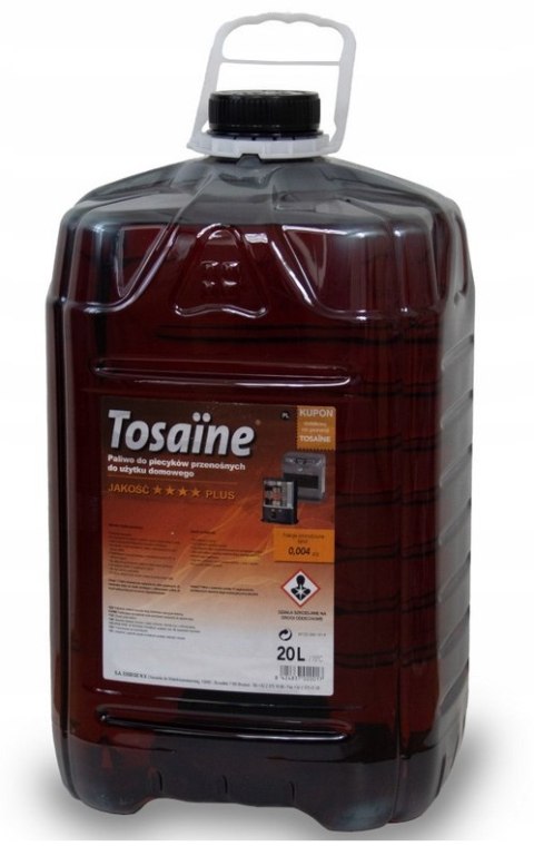 CORONA RX2485 piecyk naftowy knotowy 2.4 kW + nafta TOSAINE 20 litrów