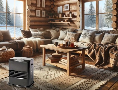 PIECYK NAFTOWY ELEKTRONICZNY PIEC NA NAFTĘ TOSAI SRE300 3kW do 45m2