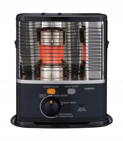 Piecyk naftowy knotowy CORONA RX 3085 3,0 kW do 45m2 + NAFTA TOYOTOMI 20 l