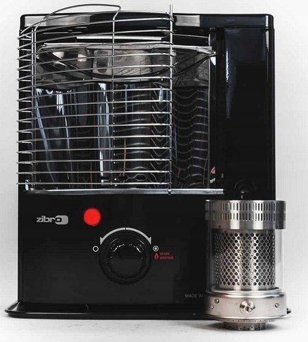 Przenośny piecyk naftowy knotowy Zibro RS 4022 2,2kW czujnik CO2 do 32m2