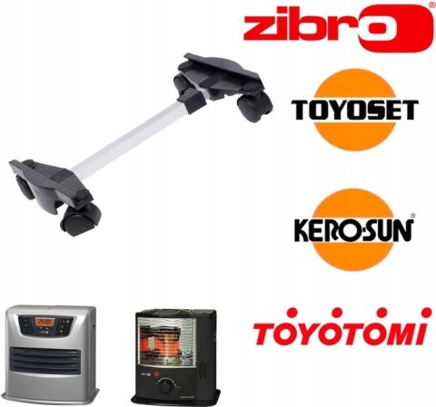 Wózek kółka do piecyków naftowych ZIBRO CORONA TOSAI TOYOTOMI KERO INVERTER