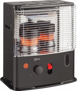 Piecyk naftowy, knotowy Qlima 2,4 kW czarny