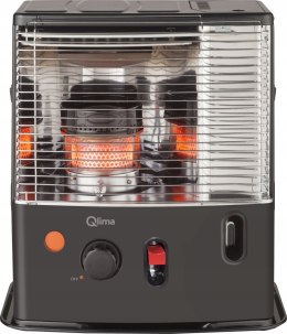 Piecyk naftowy, knotowy Qlima 2,4 kW czarny