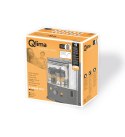 Piecyk naftowy, knotowy Qlima 2,4 kW czarny