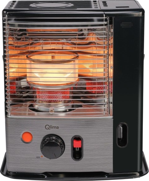 Qlima R8128S piecyk naftowy knotowy podwója komora spalania 2.9 kW do 40 m2